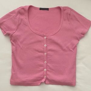 Brandy Melville Pink Zelly Top